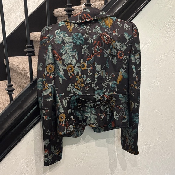 Floral Multi Color Blazer Women’s Size 42 Small XS - Picture 10 of 17